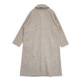 nest Robe コットンヤクナッピング ショールカラーコート 01214-1011 コート 21AW ベージュ レディース ネストローブ【中古】6-0904T♪