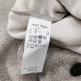 nest Robe コットンヤクナッピング ショールカラーコート 01214-1011 コート 21AW ベージュ レディース ネストローブ【中古】6-0904T♪