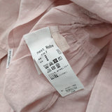 nest Robe/UpcycleLino 未使用 天然染め切替ギャザ ーブラウス 定価25300円 01231-1303 ブラウス シャツ 23SS ピンク レディース ネストローブ/アップサイクルリノ【中古】6-0518M∞