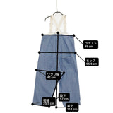 nest Robe デニムデッキサロペット 01251-1178 サロペット 25SS ブルー レディース ネストローブ【中古】6-0307G♪