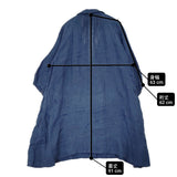 Conges payes リネン ガーゼ チュニック ワンピース ネイビー レディース コンジェ ペイエ【中古】6-0504M∞