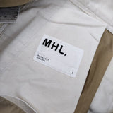 MHL. COTTON SLUB TIWLL TROUSERS 595-8143504 パンツ ベージュ レディース エムエイチエル【中古】6-0701G∞