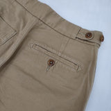 MHL. COTTON SLUB TIWLL TROUSERS 595-8143504 パンツ ベージュ レディース エムエイチエル【中古】6-0701G∞