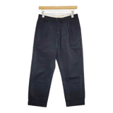 BEAMS BOY チノ ペグトップ パンツ 13-24-0652-578 2タック チノパンツ ネイビー レディース ビームスボーイ【中古】6-0701G∞
