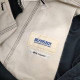 BEAMS BOY チノ ペグトップ パンツ 13-24-0652-578 2タック チノパンツ ネイビー レディース ビームスボーイ【中古】6-0701G∞