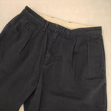 BEAMS BOY チノ ペグトップ パンツ 13-24-0652-578 2タック チノパンツ ネイビー レディース ビームスボーイ【中古】6-0701G∞