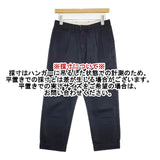 BEAMS BOY チノ ペグトップ パンツ 13-24-0652-578 2タック チノパンツ ネイビー レディース ビームスボーイ【中古】6-0701G∞