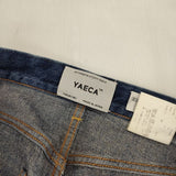 YAECA デニムパンツストレート 4-13WW サイズ29 デニムパンツ ブルー INDIGO レディース ヤエカ【中古】6-0701G∞