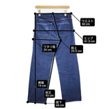 YAECA デニムパンツストレート 4-13WW サイズ29 デニムパンツ ブルー INDIGO レディース ヤエカ【中古】6-0701G∞