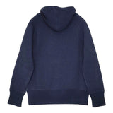 LA MARINE FRANCAISE ウール混 ニットプルオーバー パーカー ネイビー レディース マリンフランセーズ【中古】6-0823T∞