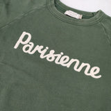 MAISON KITSUNE parisienne トレーナー スウェット グリーン レディース メゾンキツネ【中古】6-0701M∞