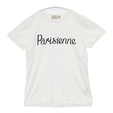 MAISON KITSUNE parisienne サイズS 半袖Ｔシャツ カットソー ホワイト レディース メゾンキツネ【中古】6-0701S∞
