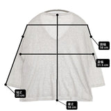 evam eva soft cotton V neck PO ソフトコットンVネックプルオーバー E131K001 定価11550円 セーター ニット ライトグレー レディース エヴァムエヴァ【中古】6-0701M∞