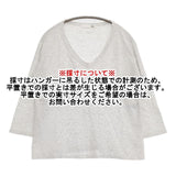 evam eva soft cotton V neck PO ソフトコットンVネックプルオーバー E131K001 定価11550円 セーター ニット ライトグレー レディース エヴァムエヴァ【中古】6-0701M∞