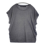 cloth&cross Hug O War フレンチスリーブTシャツ セルロースコットン 雅姫 カットソー チャコールグレー レディース クロス＆クロス ハグオーワー【中古】6-0515S◎