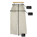 ETRE TOKYO キュプラIラインスカート 定価23100円 サイズS ロングスカート 25SS Lベージュ SAGE セージ レディース エトレトウキョウ【中古】6-0304M♪