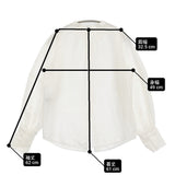 adam et Rope バンドカラー バルーンスリーブ リネン混 ブラウス シャツ ホワイト レディース アダムエロペ【中古】6-0424M♪