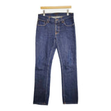 Nudie Jeans スキニージーンズ NJ3429 W32L32 オーガニックコットン デニムパンツ ネイビー メンズ ヌーディージーンズ【中古】6-0414G♪