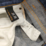 Nudie Jeans スキニージーンズ NJ3429 W32L32 オーガニックコットン デニムパンツ ネイビー メンズ ヌーディージーンズ【中古】6-0414G♪