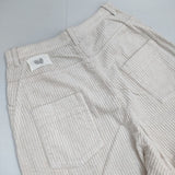 mina perhonen ridge ネウトラーリ ai4514 コーデュロイ neutraali サイズ38 パンツ アイボリー レディース ミナペルホネン【中古】6-1008T∞