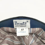 Bronte スエード レザー サイズ57 帽子 キャップ ブラック レディース ブロンテ【中古】6-1001T◎