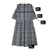 SARAHWEAR コットン リバティ タートルシーフ ドレス ワンピース マルチカラー レディース サラウェア【中古】6-0504M∞
