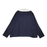 Traditional Weatherwear BIG MARINE BOATNECK SHIRT ウールバスクシャツ カットソー ネイビー レディース トラディショナルウェザーウェア【中古】6-0803T∞