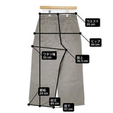 MHL. コットン ウール 千鳥格子 595-7243502 CHEF CHECK COTTON WOOL ワイド パンツ ホワイト ブラック レディース エムエイチエル【中古】6-0803T∞