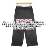 Harriss コットン混 ストレート ワイドパンツ 36 FP162-03031 パンツ ブラック レディース ハリス【中古】6-0622G∞