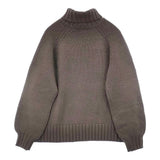 休日と詩 ウール ハイネック TA-12 セーター ニット グレージュ レディース 休日と詩【中古】6-0803T∞