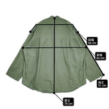 veritecoeur スタンドカラーシャツ コットンローン 定価24200円 VC-2520U サイズ1 長袖シャツ グリーン レディース ヴェリテクール【中古】6-0520M∞