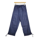 or Slow TAKUMI PANTS 匠パンツ デニムイージーパンツ 日本製 EU XXS JPN XS US XXS デニムパンツ ネイビー レディース オアスロウ【中古】6-0520G∞