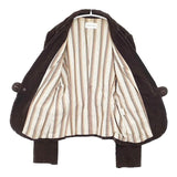 TSUMORI CHISATO TC53FD510 製品洗い コーデュロイ ジャケット ブラウン レディース ツモリチサト【中古】6-0803T∞