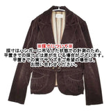 TSUMORI CHISATO TC53FD510 製品洗い コーデュロイ ジャケット ブラウン レディース ツモリチサト【中古】6-0803T∞