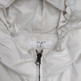 SLOW 23区 ライト ダウンベスト フード付き 定価29700円 サイズ38 ダウンベスト 22AW オフホワイト レディース スローニジュウサンク【中古】6-1016T△