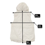 23区 SLOW ライト ダウンベスト 定価29700円 ダウンベスト 22AW ライトベージュ レディース ニジュウサンク【中古】6-0813T∞