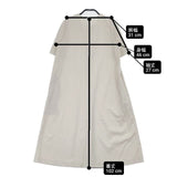 23区 洗える ストレッチポンチ Aライン サイズ32 半袖ドレス ワンピース 23SS ベージュ レディース ニジュウサンク【中古】6-0701S∞