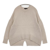 23区 ウールカシミヤブレンドバルキーエディターズ ニット 川上桃子コラボ 定価23980円 セーター ニット ライトベージュ レディース ニジュウサンク【中古】6-0914T♪
