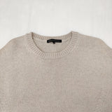 23区 ウールカシミヤブレンドバルキーエディターズ ニット 川上桃子コラボ 定価23980円 セーター ニット ライトベージュ レディース ニジュウサンク【中古】6-0914T♪
