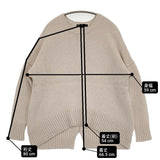 23区 ウールカシミヤブレンドバルキーエディターズ ニット 川上桃子コラボ 定価23980円 セーター ニット ライトベージュ レディース ニジュウサンク【中古】6-0914T♪
