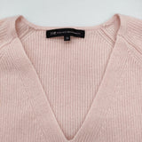 23区 ウールカシミヤ Vネックニット サイズ38 KRWOIW6615 セーター ニット ピンク レディース ニジュウサンク【中古】6-0914T♪
