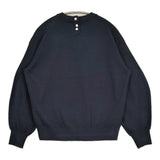 23区 ウールブレンドバックパールニット プルオーバー サイズ38 定価18920円 セーター ニット 22AW ネイビー レディース ニジュウサンク【中古】6-0914T♪