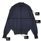 23区 洗える CASHMERE SILK カシミヤ シルク ハイネックニット セーター プルオーバー 定価25300円 セーター ニット ネイビー レディース ニジュウサンク【中古】6-0813T∞