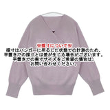 23区 ウール Vネック プルオーバーニット セーター ニット ラベンダー レディース ニジュウサンク【中古】6-0813T∞