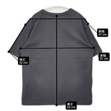 23区 SLOW 一部店舗限定 MVSコットン デザイン ロゴTシャツ 定価8910円 半袖Ｔシャツ カットソー チャコールグレー レディース ニジュウサンク【中古】6-0701S∞
