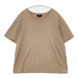 theory Clinton Knit 2 Perfect Tee 2 リラックスフィット 半袖Ｔシャツ カットソー ベージュ レディース セオリー【中古】6-0701S∞