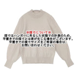 23区 洗える セミウーステッドウール パフスリーブ ニット プルオーバー 定価16940円 セーター ニット ベージュ レディース ニジュウサンク【中古】6-1008T∞