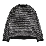 theory luxe CANBERRA AELLA 2 Vネックニットカーディガン 38 定価42900円 24AW ブラック ホワイト レディース セオリーリュクス【中古】6-0304T♪
