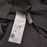 nest Robe コンパクトカラーギャザーワンピース 定価34100円 ワンピース インクブラック レディース ネストローブ【中古】6-0304M♪