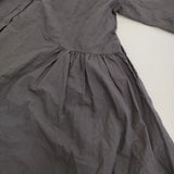 nest Robe コンパクトカラーギャザーワンピース 定価34100円 ワンピース インクブラック レディース ネストローブ【中古】6-0304M♪